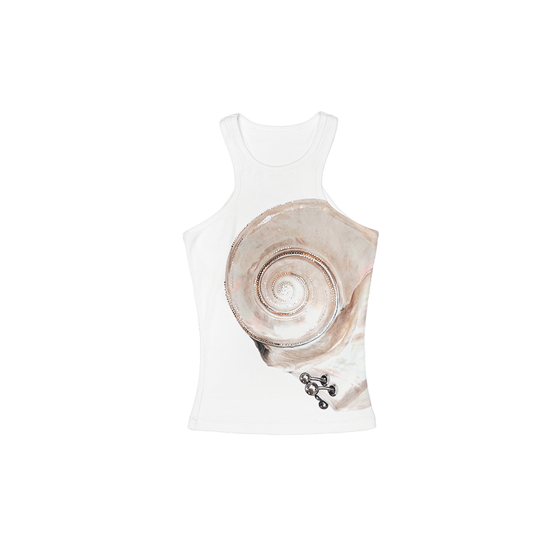 Débardeur Floral Scintillant - Conque